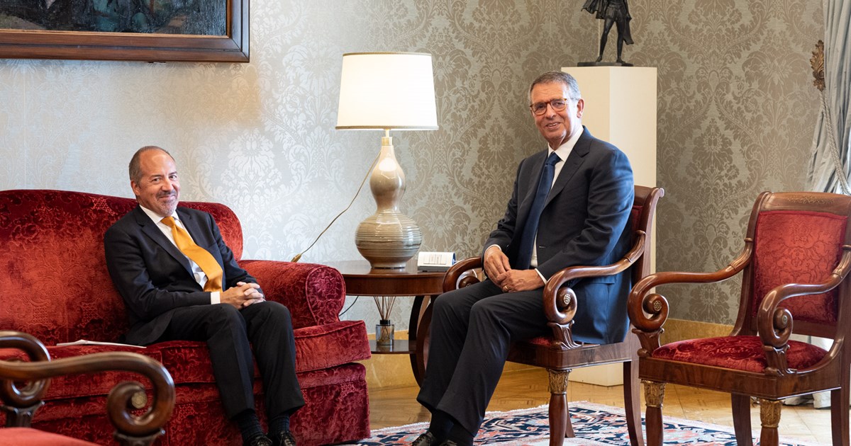 President of the Republic received the Governor of the Bank of Portugal