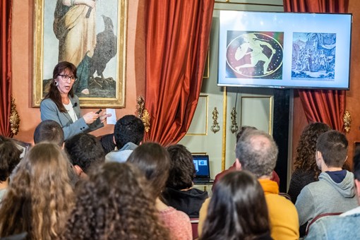 Programa “Cientistas no Palácio de Belém” com Helena Carreiras  Créditos: © Rui Ochoa / Presidência da República