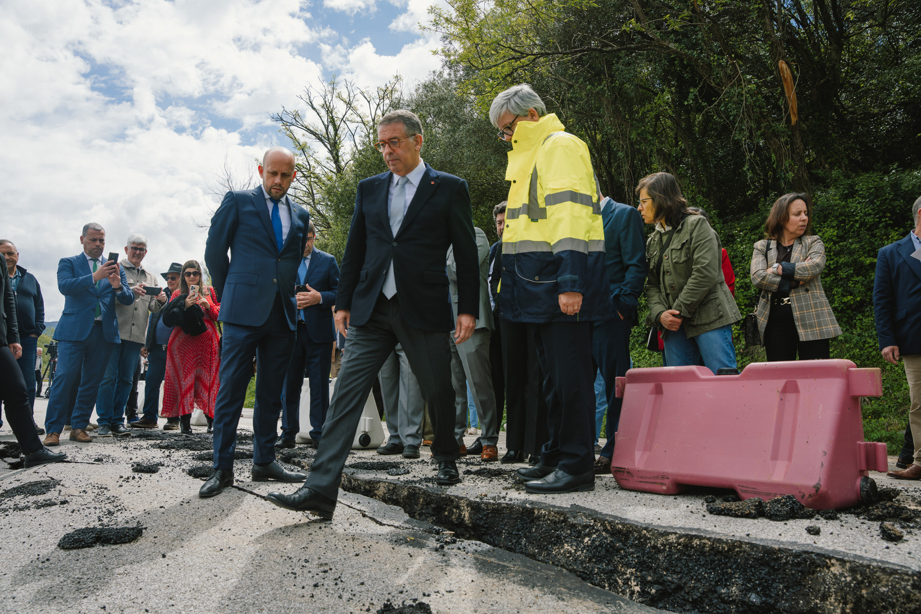 Presidência Aberta em Coimbra - Visita ao Quartel dos Bombeiros Voluntários e ao troço encerrado do IC3 em Penela (19) Créditos: © Ana Rocha Nené / Presidência da República