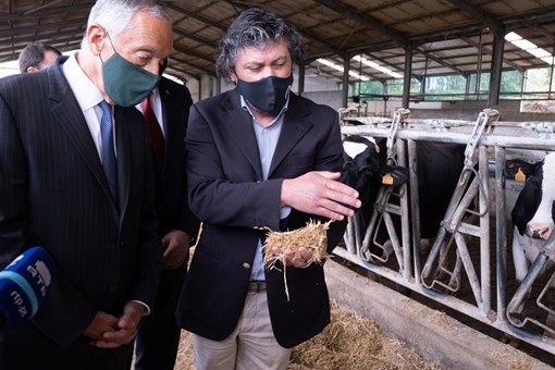 Visita à Sociedade Agrícola Carreira Gonçalves, em Esposende  Créditos: © Rui Ochoa / Presidência da República