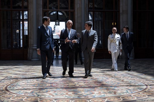Almoço Comemorativo do Dia de Portugal, de Camões e das Comunidades Portuguesas no Palácio da Bolsa do Porto Credits: © Miguel Figueiredo Lopes / Presidency of the Portuguese Republic Almoço Comemorativo do Dia de Portugal, de Camões e das Comunidades Portuguesas no Palácio da Bolsa do Porto Credits: © Miguel Figueiredo Lopes / Presidency of the Portuguese Republic