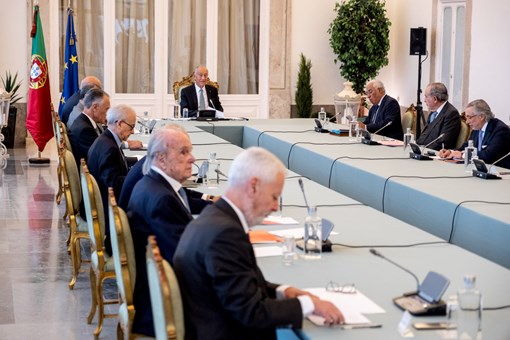 Reunião do Conselho de Estado sobre “União Europeia: processo de alargamento e processo de reformas financeira e económica”, no Palácio da Cidadela, em Cascais  Créditos: © Rui Ochoa