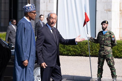 Presidente da República da Nigéria iniciou Visita de Estado a Portugal  Créditos: © Rui Ochoa / Presidência da República