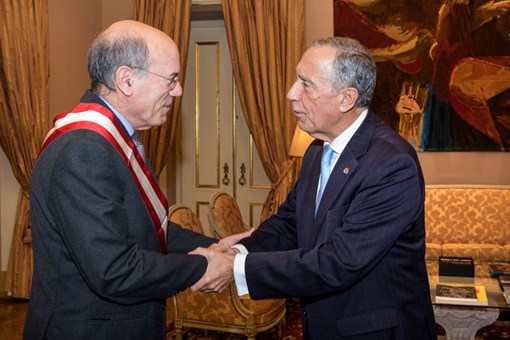 Condecoração do Eng.º Fernando Pinto com a Grã-Cruz da Ordem do Mérito Empresarial - Classe do Mérito Industrial no Palácio de Belém Créditos: © Rui Ochoa / Presidência da República Condecoração do Eng.º Fernando Pinto com a Grã-Cruz da Ordem do Mérito Empresarial - Classe do Mérito Industrial no Palácio de Belém Créditos: © Rui Ochoa / Presidência da República