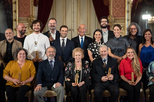 Receção aos premiados da Academia Portuguesa de Cinema no palácio da Ajuda  Credits: © Miguel Figueiredo Lopes / Presidency of the Portuguese Republic