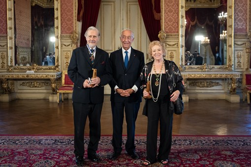 Receção aos premiados da Academia Portuguesa de Cinema no palácio da Ajuda  Créditos: © Miguel Figueiredo Lopes / Presidência da República