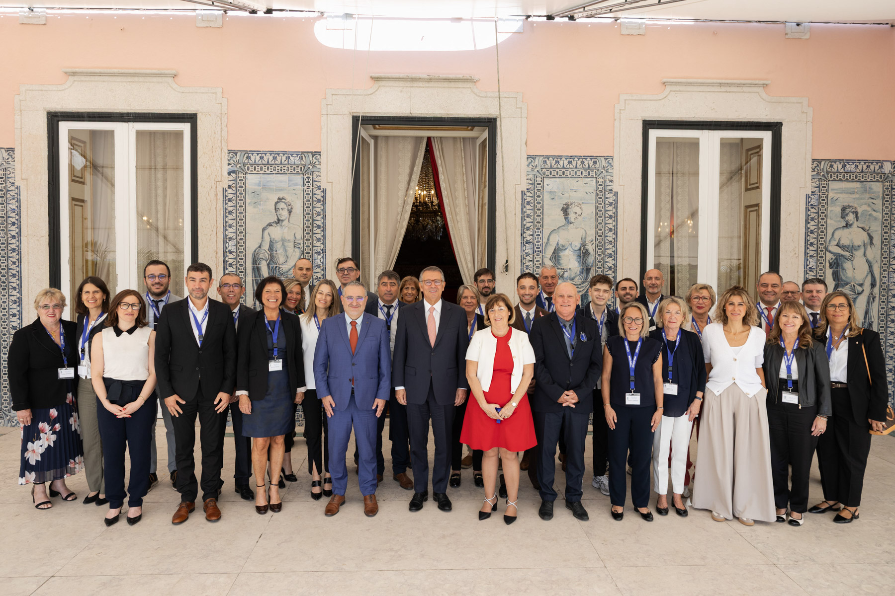 Audiência a uma delegação da CIVICA – Associação dos Autarcas Franceses de Origem Portuguesa no Palácio de Belém (13) Créditos: © Miguel Figueiredo Lopes / Presidência da República