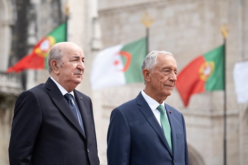 Presidente da República da Argélia iniciou Visita de Estado a Portugal  Créditos: © Rui Ochoa / Presidência da República
