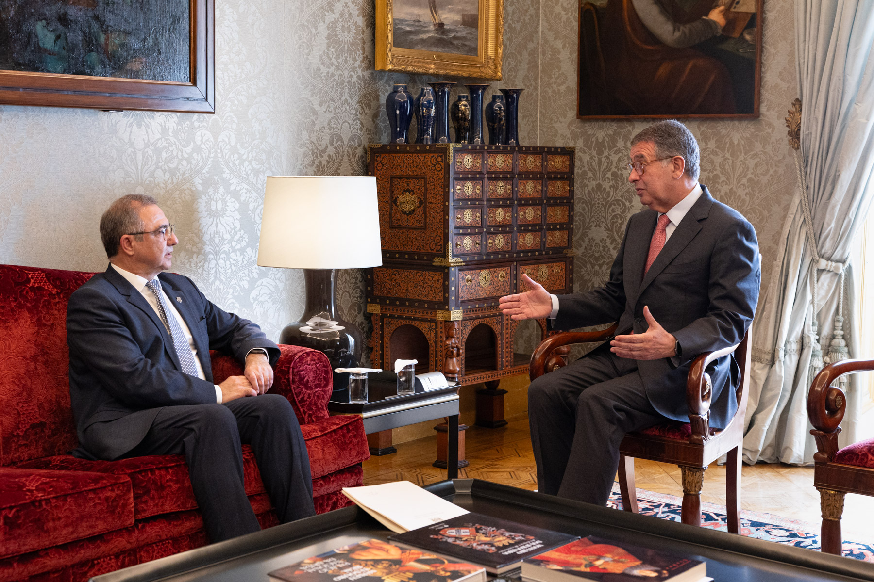 Audiência ao Presidente do Governo Regional dos Açores, José Manuel Bolieiro, no Palácio de Belém  Créditos: © Miguel Figueiredo Lopes / Presidência da República