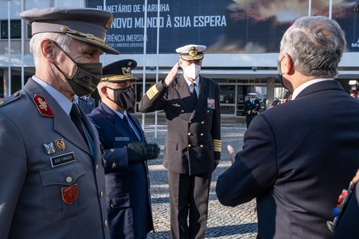 Cerimónia de abertura das Comemorações do Centenário da Primeira Travessia Aérea do Atlântico Sul no Museu de Marinha em Lisboa  Créditos: © Rui Ochoa / Presidência da República
