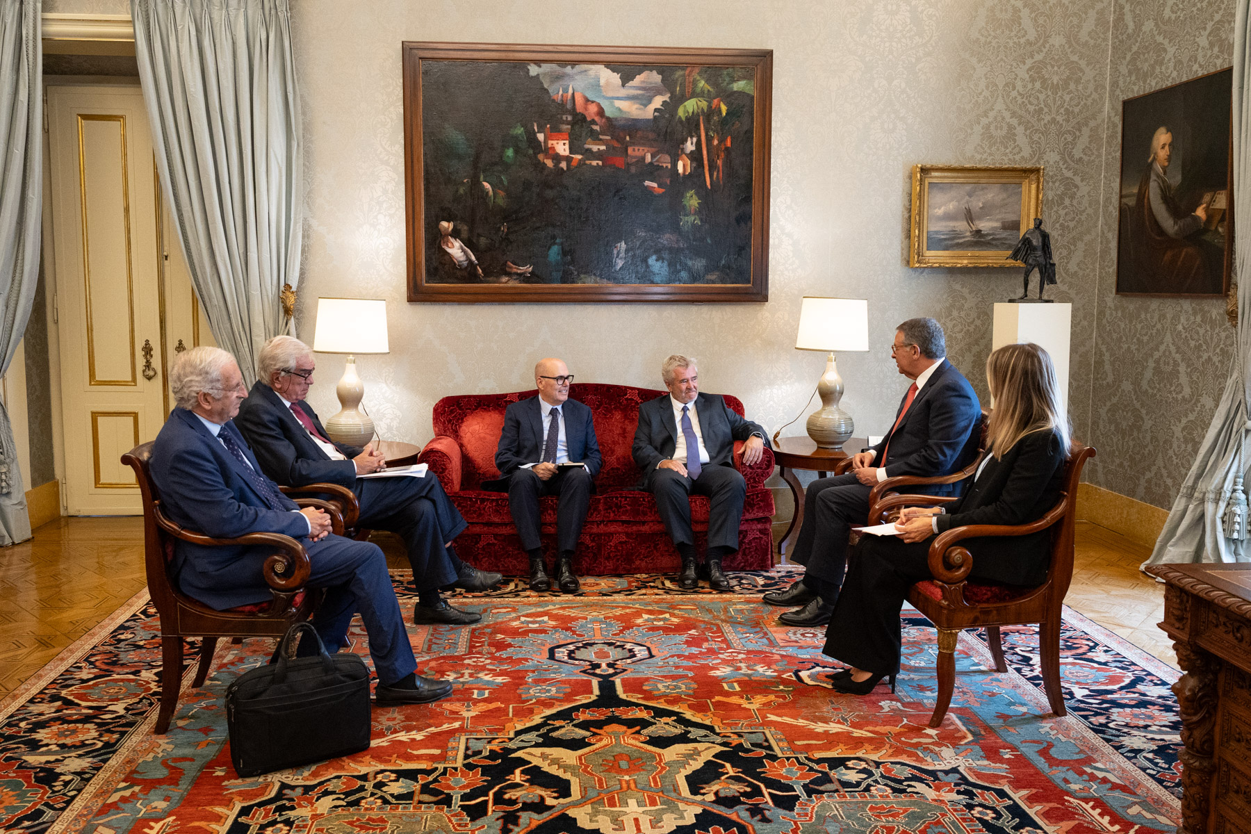 Audiência à SEDES - Associação para o Desenvolvimento Económico e Social no Palácio de Belém  Créditos: © Miguel Figueiredo Lopes / Presidência da República