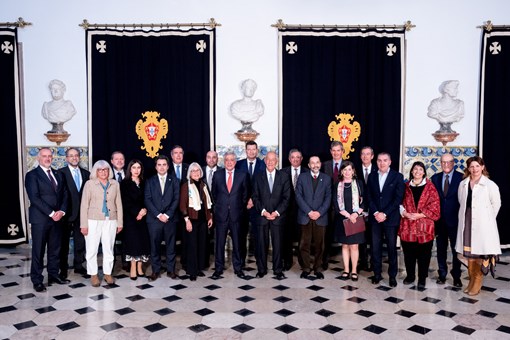 Audiência ao Conselho Geral do Conselho Nacional das Ordem Profissionais (CNOP) no Palácio de Belém  Créditos: © Rui Ochoa / Presidência da República