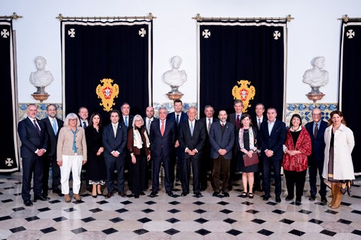 Audiência ao Conselho Geral do Conselho Nacional das Ordem Profissionais (CNOP) no Palácio de Belém Créditos: © Rui Ochoa / Presidência da República Audiência ao Conselho Geral do Conselho Nacional das Ordem Profissionais (CNOP) no Palácio de Belém Créditos: © Rui Ochoa / Presidência da República