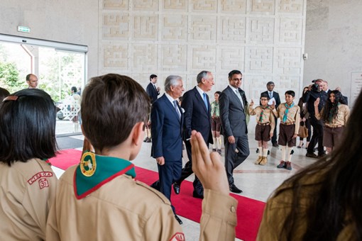 Visita ao Centro Ismaili de Lisboa  Créditos: © Rui Ochoa / Presidência da República