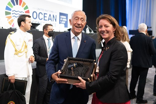 Abertura da Aliança da Década do Oceano Credits: © Rui Ochoa / Presidency of the Portuguese Republic Abertura da Aliança da Década do Oceano Credits: © Rui Ochoa / Presidency of the Portuguese Republic