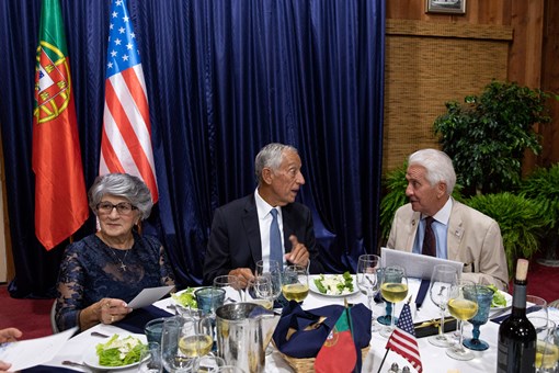 Jantar com eleitos de origem portuguesa no Estado da Califórnia  Créditos: © Miguel Figueiredo Lopes / Presidência da República