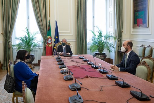 Audiência à Bastonária da Ordem dos Contabilistas Certificados, Paula Franco, no Palácio de Belém Créditos: © Miguel Figueiredo Lopes / Presidência da República Audiência à Bastonária da Ordem dos Contabilistas Certificados, Paula Franco, no Palácio de Belém Créditos: © Miguel Figueiredo Lopes / Presidência da República