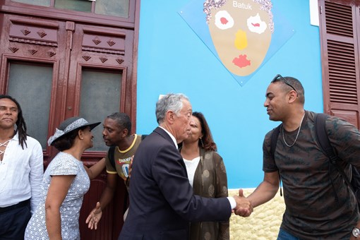 Inauguração da KASA d’ARTista, Turismo e Cultura no Mindelo na ilha de São Vicente em Cabo Verde  Credits: © Rui Ochoa / Presidency of the Portuguese Republic