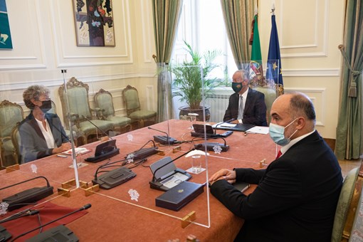 Audiência à Confederação Geral dos Trabalhadores Portugueses - Intersindical Nacional (CGTP-IN) no Palácio de Belém Créditos: © Miguel Figueiredo Lopes / Presidência da República Audiência à Confederação Geral dos Trabalhadores Portugueses - Intersindical Nacional (CGTP-IN) no Palácio de Belém Créditos: © Miguel Figueiredo Lopes / Presidência da República