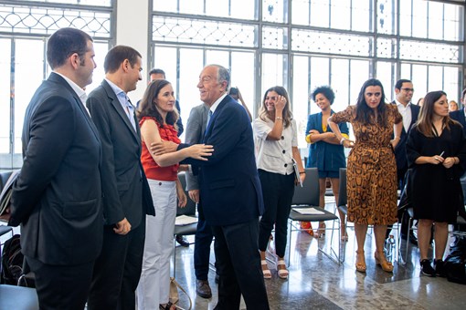 Reunião com Grupo de reflexão sobre o futuro de Portugal no Palácio da Cidadela em Cascais  Créditos: © Rui Ochoa / Presidência da República