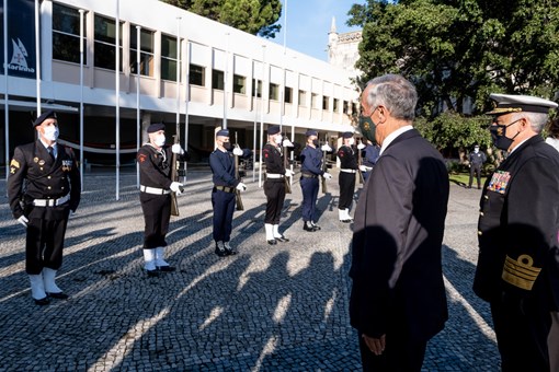 Cerimónia de abertura das Comemorações do Centenário da Primeira Travessia Aérea do Atlântico Sul no Museu de Marinha em Lisboa  Créditos: © Rui Ochoa / Presidência da República