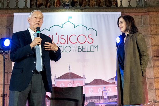 Programa “Músicos no Palácio de Belém”, com Aldina Duarte  Créditos: © Rui Ochoa / Presidência da República