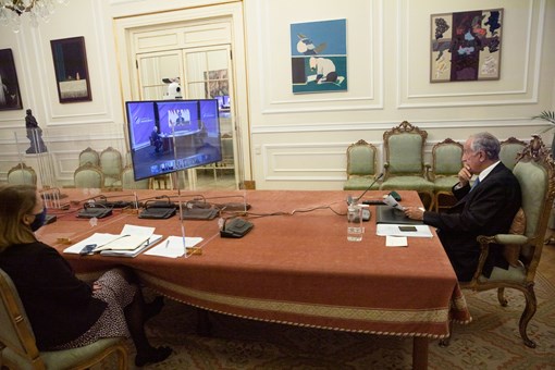 Participação na Cimeira para a Democracia, em formato virtual, promovida pelo Presidente dos Estados Unidos da América, Joe Biden Credits: © Miguel Figueiredo Lopes