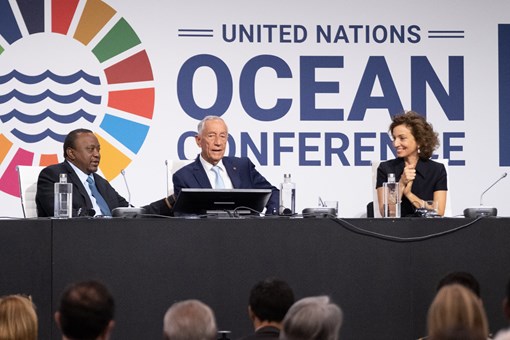 Abertura da Aliança da Década do Oceano Credits: © Rui Ochoa / Presidency of the Portuguese Republic Abertura da Aliança da Década do Oceano Credits: © Rui Ochoa / Presidency of the Portuguese Republic