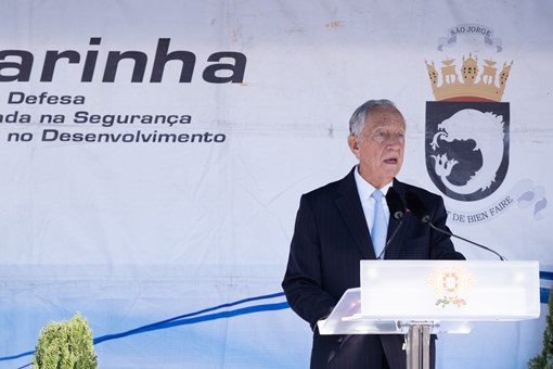 Presidente da República na Comemoração dos 400 anos da criação dos Fuzileiros  Créditos: © Rui Ochoa / Presidência da República