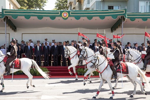 Cerimónia Militar comemorativa do Dia de Portugal, de Camões e das Comunidades Portuguesas (43) Créditos: © Miguel Figueiredo Lopes/Presidência da República
