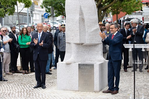 Cerimónia de inauguração da estátua de Homenagem ao Pupilo do Exército em Lisboa  Créditos: © Miguel Figueiredo Lopes / Presidência da República
