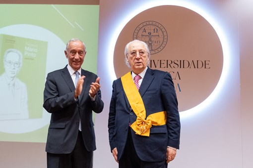 Cerimónia de lançamento do livro biográfico, de Joana Reis, “Professor Mário Pinto”, na Universidade Católica Portuguesa, em Lisboa (14) Créditos: © Rui Ochoa
