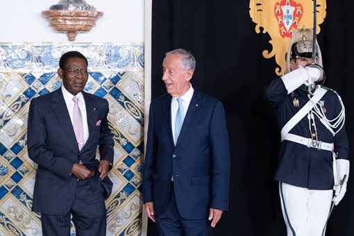 Presidente da República encontrou-se com o Presidente da República da Guiné Equatorial  Créditos: © Rui Ochoa