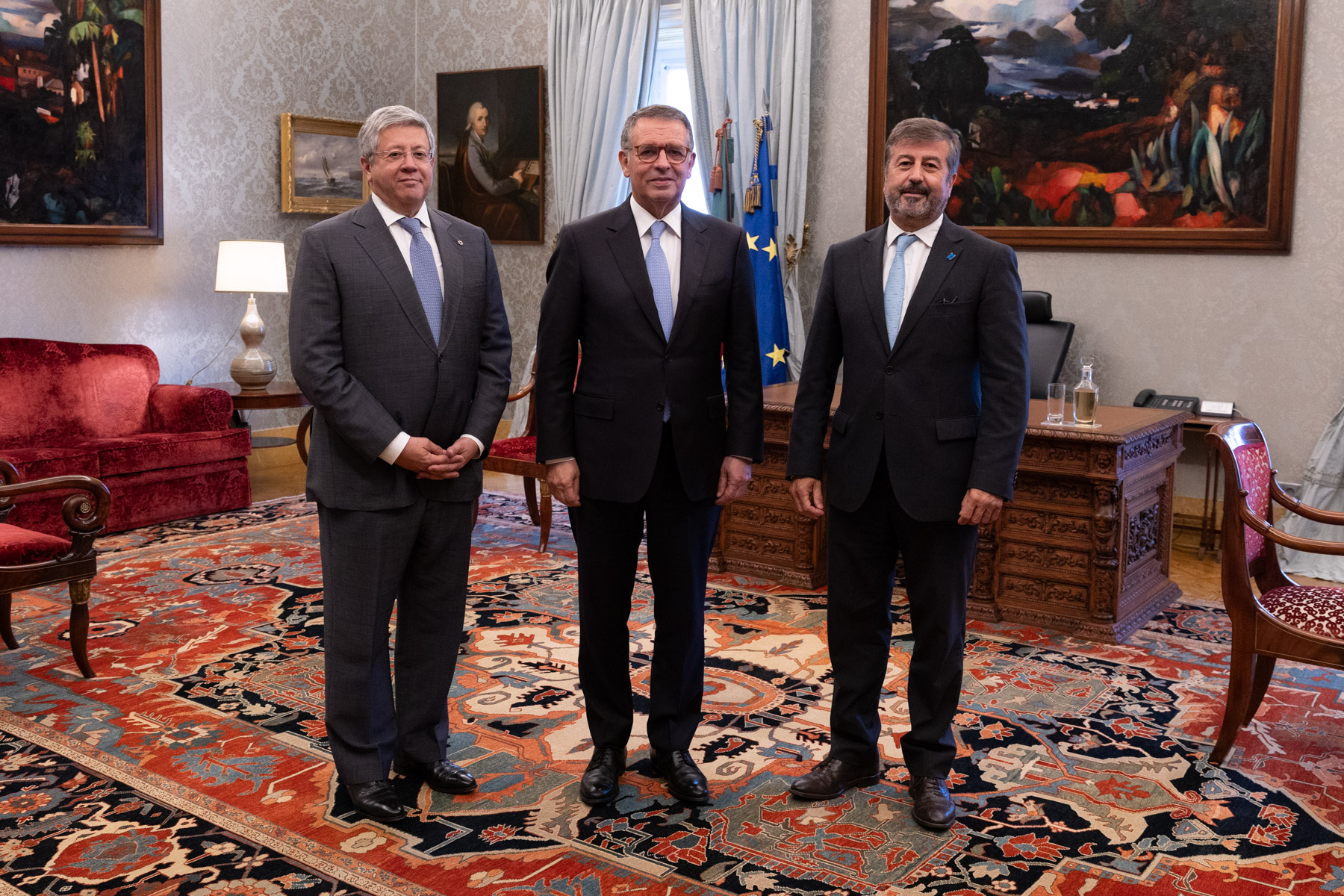 Audiência à Fundação Oceano Azul no Palácio de Belém Créditos: © Miguel Figueiredo Lopes / Presidência da República