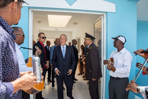 Visita à ilha Brava em Cabo Verde  Créditos: © Rui Ochoa / Presidência da República