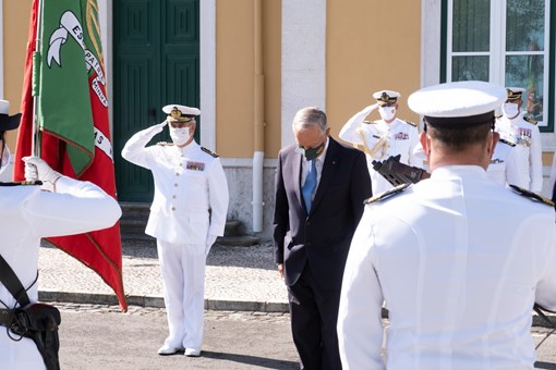 Presidente da República nas Comemorações do Dia da Unidade, Escola de Tecnologias Navais  Créditos: © Rui Ochoa / Presidência da República