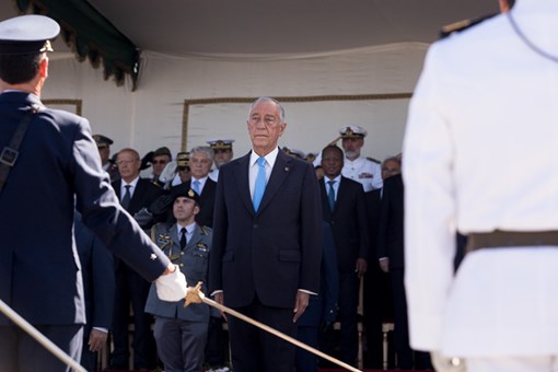 Cerimónia Militar comemorativa do Dia de Portugal, de Camões e das Comunidades Portuguesas  Créditos: © Miguel Figueiredo Lopes / Presidência da República