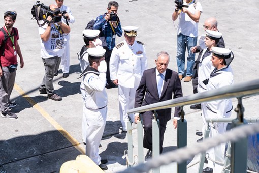 Visita às Atividades Militares Complementares nas Portas do Mar em Ponta Delgada, Ilha de São Miguel, Açores Credits: © Rui Ochoa / Presidency of the Portuguese Republic Visita às Atividades Militares Complementares nas Portas do Mar em Ponta Delgada, Ilha de São Miguel, Açores Credits: © Rui Ochoa / Presidency of the Portuguese Republic