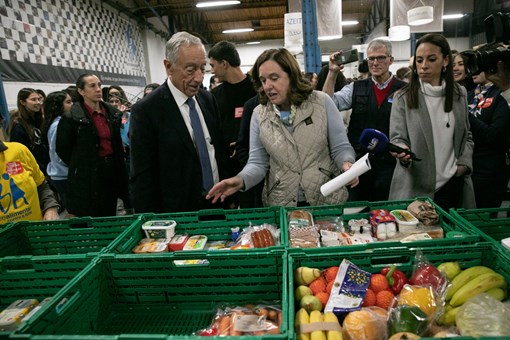 Presidente da República no Banco Alimentar Contra a Fome  Créditos: © Miguel Figueiredo Lopes