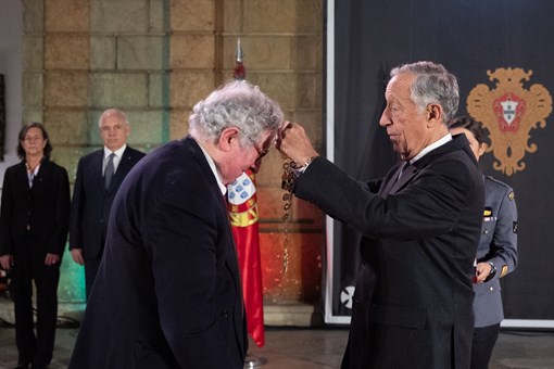 Cerimónia de imposição de condecorações no antigo Picadeiro Real do Palácio de Belém  Créditos: © Rui Ochoa / Presidência da República