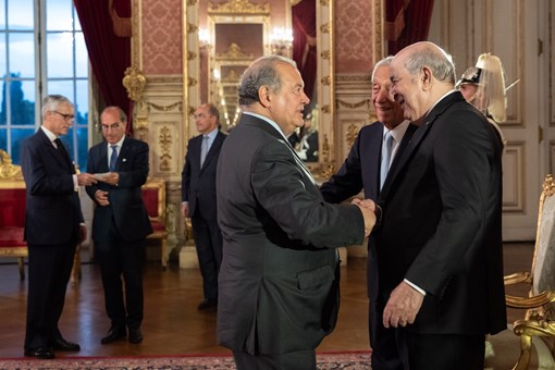 Jantar em honra do Presidente da República da Argélia  Créditos: © Rui Ochoa / Presidência da República
