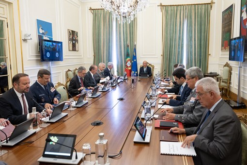 Reunião do Conselho Superior de Defesa Nacional no Palácio de Belém  Créditos: © Miguel Figueiredo Lopes