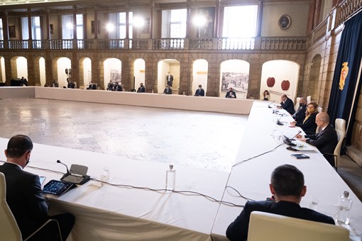 Audiência do Presidente da República com empresários da COTEC, no antigo Picadeiro Real do Palácio de Belém Créditos: © Rui Ochoa / Presidência da República Audiência do Presidente da República com empresários da COTEC, no antigo Picadeiro Real do Palácio de Belém Créditos: © Rui Ochoa / Presidência da República