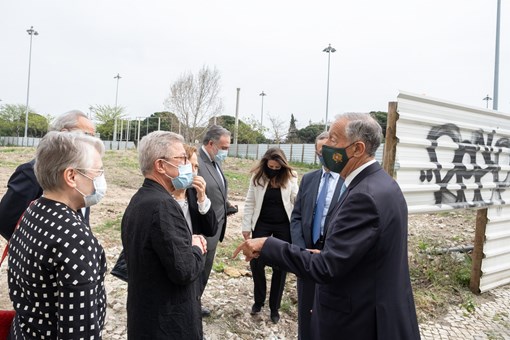 Visita ao local do futuro Museu Judaico de Lisboa em Belém Créditos: © Rui Ochoa / Presidência da República Visita ao local do futuro Museu Judaico de Lisboa em Belém Créditos: © Rui Ochoa / Presidência da República