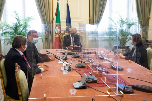 Audiência à União Geral de Trabalhadores (UGT) no Palácio de Belém Créditos: © Miguel Figueiredo Lopes / Presidência da República Audiência à União Geral de Trabalhadores (UGT) no Palácio de Belém Créditos: © Miguel Figueiredo Lopes / Presidência da República