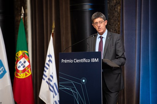 Cerimónia de entrega do 28.º Prémio Científico IBM no Instituto Superior Técnico em Lisboa  Créditos: © Miguel Figueiredo Lopes / Presidência da República