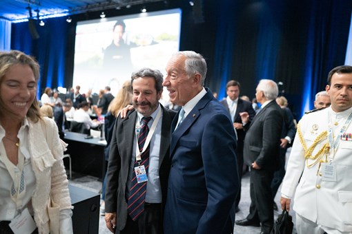 Abertura da Aliança da Década do Oceano Credits: © Rui Ochoa / Presidency of the Portuguese Republic Abertura da Aliança da Década do Oceano Credits: © Rui Ochoa / Presidency of the Portuguese Republic