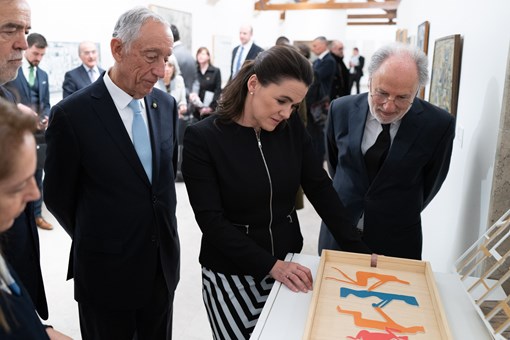 Presidente da República visita o Museu Arpad Szenes-Vieira da Silva com a Presidente Húngara  Credits: © Rui Ochoa