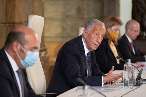 Audiência do Presidente da República com empresários da COTEC, no antigo Picadeiro Real do Palácio de Belém Créditos: © Rui Ochoa / Presidência da República Audiência do Presidente da República com empresários da COTEC, no antigo Picadeiro Real do Palácio de Belém Créditos: © Rui Ochoa / Presidência da República