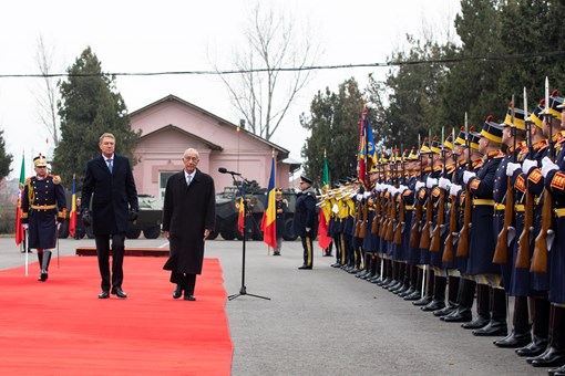 Visita à Força Nacional Destacada na Roménia  Créditos: © Miguel Figueiredo Lopes / Presidência da República